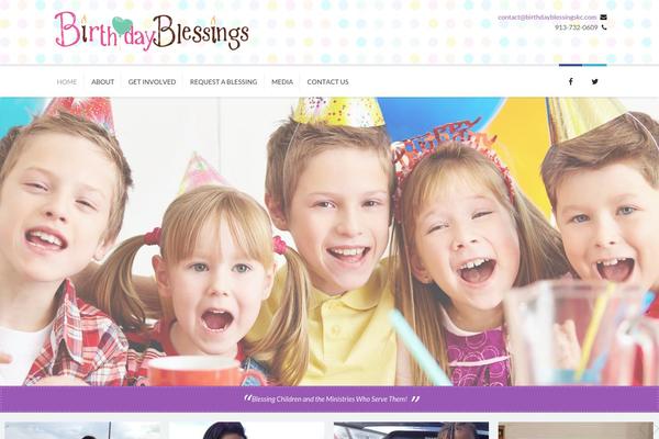 Kidslife theme site design template sample