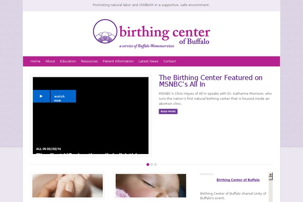 birthingcenterofbuffalo.com site used Wp-venus104
