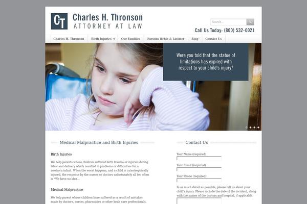 FoundationPress theme site design template sample