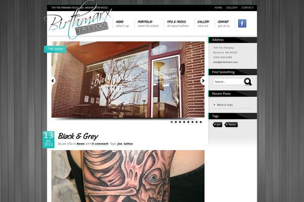 Poser Ink A theme site design template sample