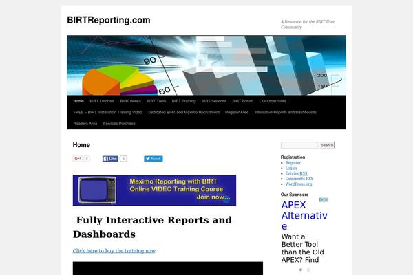 Twenty Ten theme site design template sample