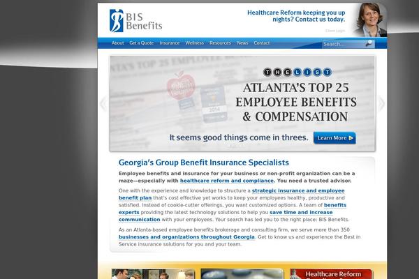 bisbenefits.com site used Bis-theme