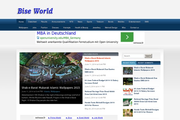 Sahifa theme site design template sample