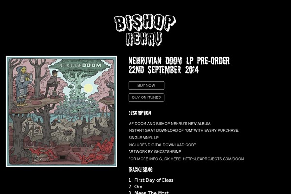 bishop-nehru.com site used Bare-responsive