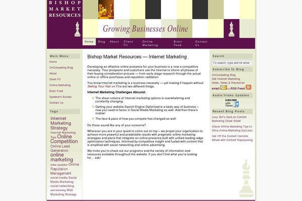 Thesis 1.8 theme site design template sample