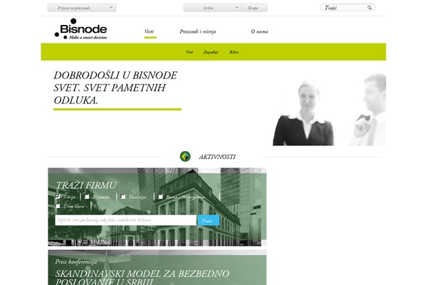 Bisnode theme websites examples