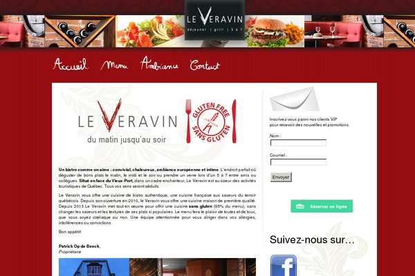bistroleveravin.com site used Veravin