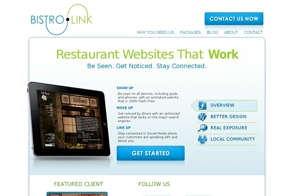 bistrolink.com site used Bistrolink-theme