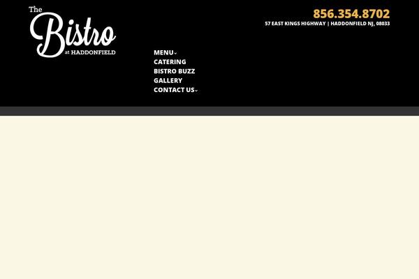 Bistro theme site design template sample