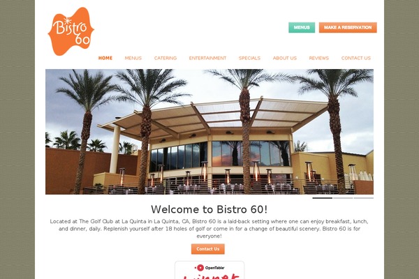 bistrosixty.com site used Goodspace V1 08