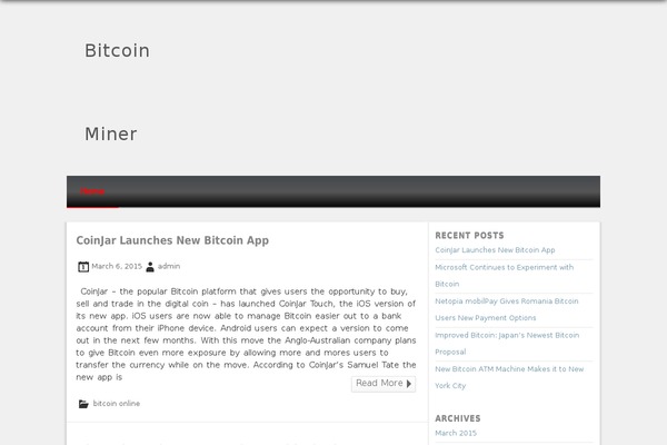 bitcoin-miner.com site used Isquar