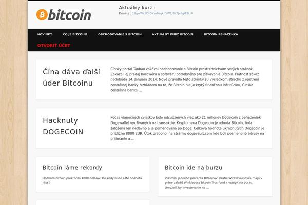 Site using Bitcoin Donations plugin