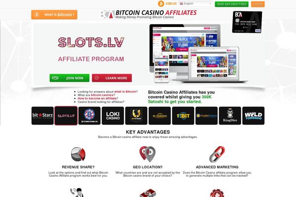 bitcoincasinoaffiliates.com site used Bitcoincasinoaffiliates