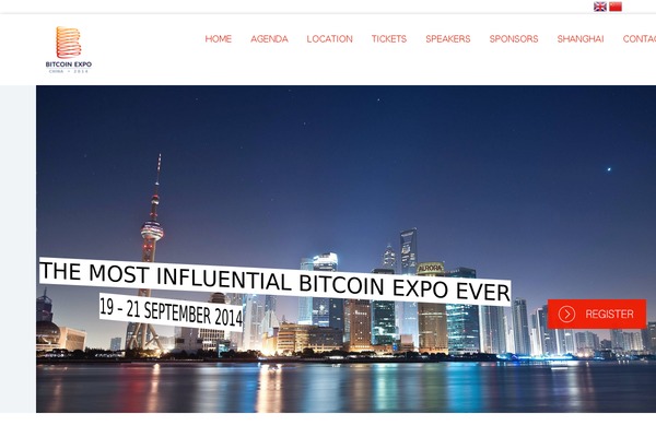 bitcoinexpo2014.com site used Xpro