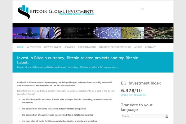 WordPress website example screenshot