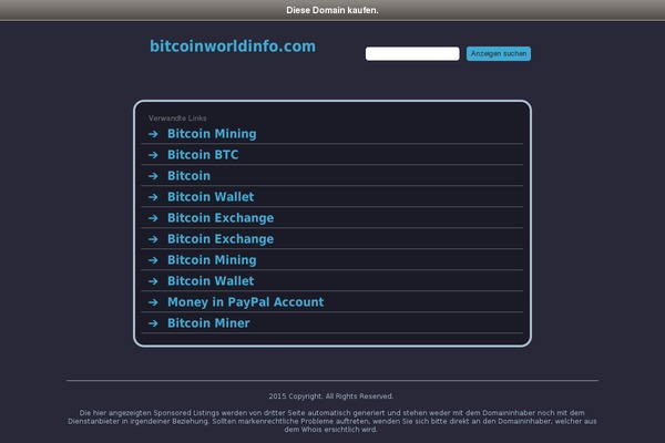 bitcoinworldinfo.com site used Cpm-diana