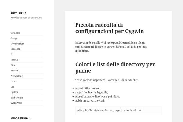 WordPress website example screenshot