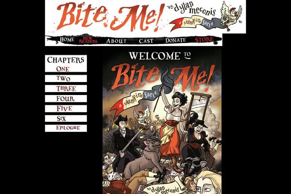 bitemecomic.com site used Comicpress-gn