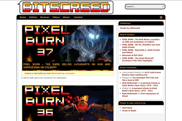 bitscreed.com site used Bitscreed-arraschild