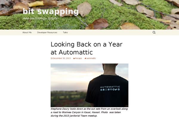 bitswapping.com site used Twenty Thirteen
