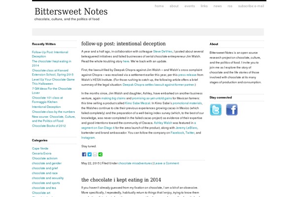 bittersweetnotes.com site used WhiteSpace