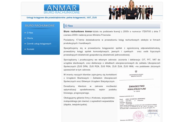 biurorachunkoweanmar.pl site used Anmar