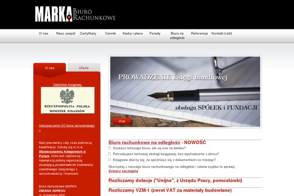 biurorachunkowemarka.pl site used Chl