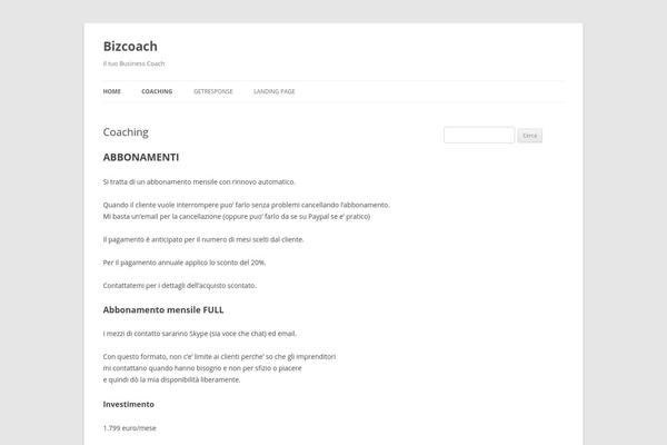 WordPress website example screenshot