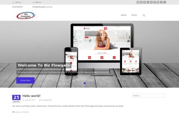 i-max theme site design template sample