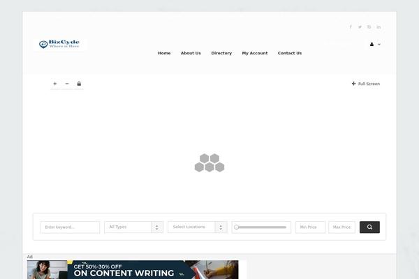 WordPress website example screenshot