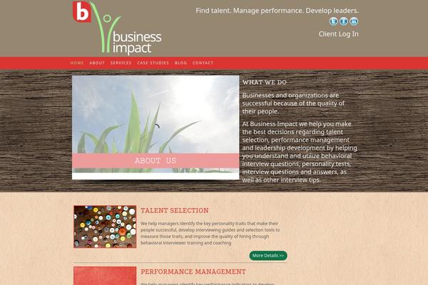 bizimpact.biz site used Responsivedesign