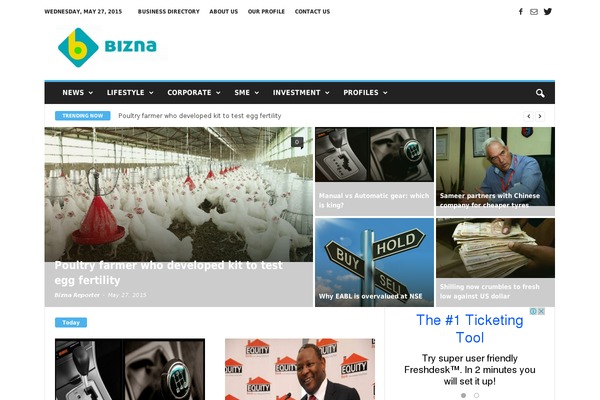 bizna.co.ke site used Bizna-child