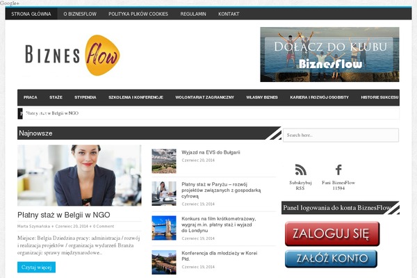 biznesflow.pl site used Coursemax