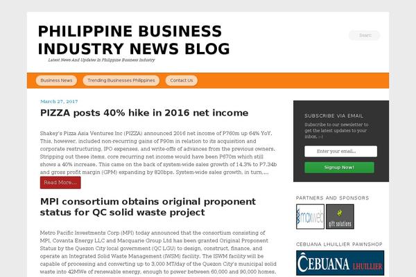 biznewsph.com site used Maxweb2016