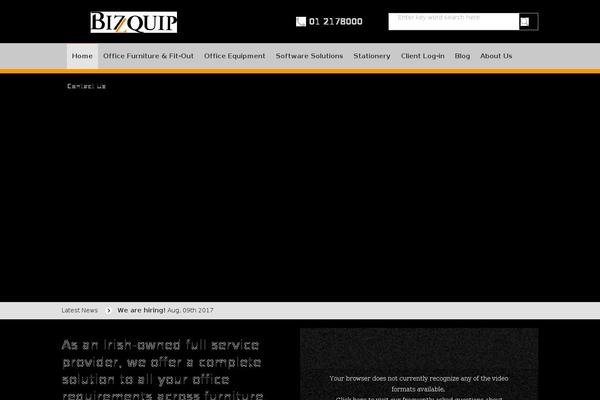 bizquip.ie site used Bizquip