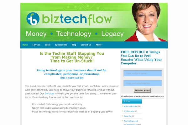 biztechflow.com site used Serenity