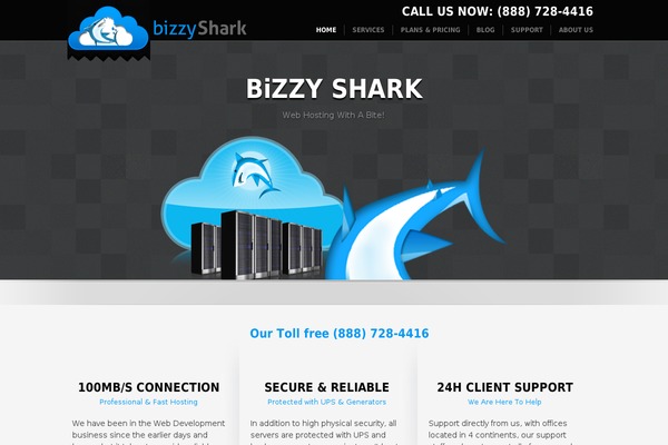 bizzyshark.com site used Cloudhost
