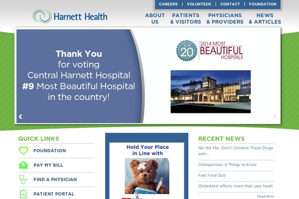 bjrh.org site used Harnett-health-system