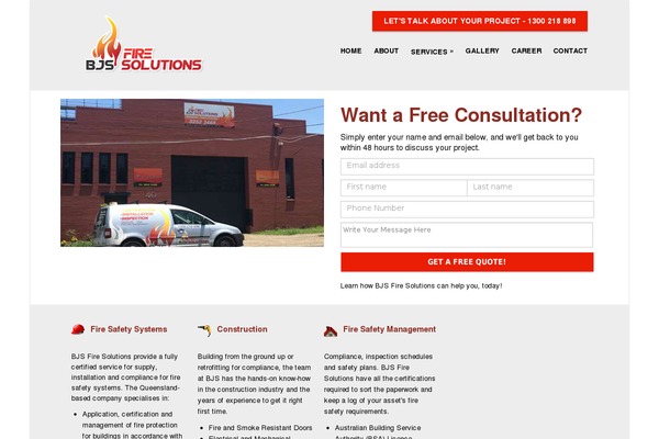 bjsfiresolutions.com.au site used Localthemegen