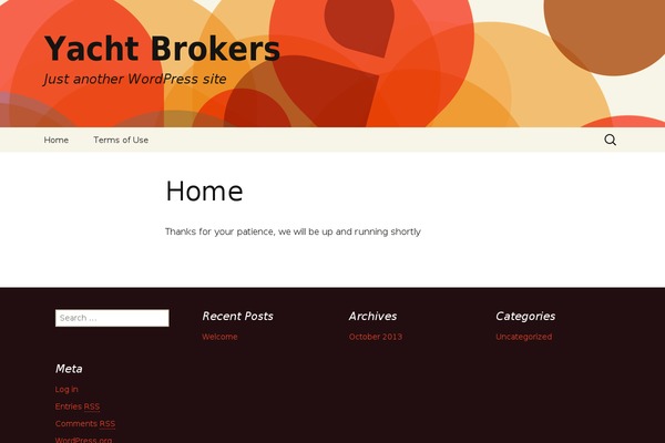 Twenty Thirteen theme site design template sample