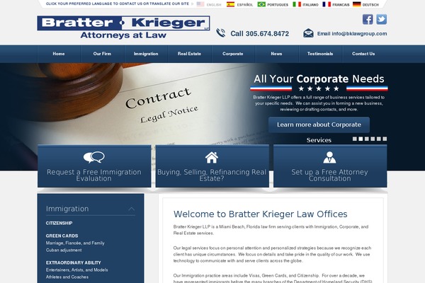 bklawgroup.com site used Krieger