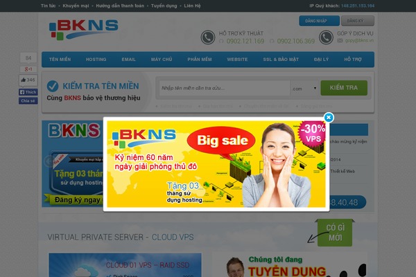 bkns.vn site used Bkns