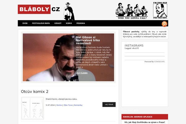blaboly.cz site used Rendermagazine