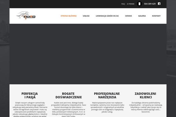 WordPress website example screenshot
