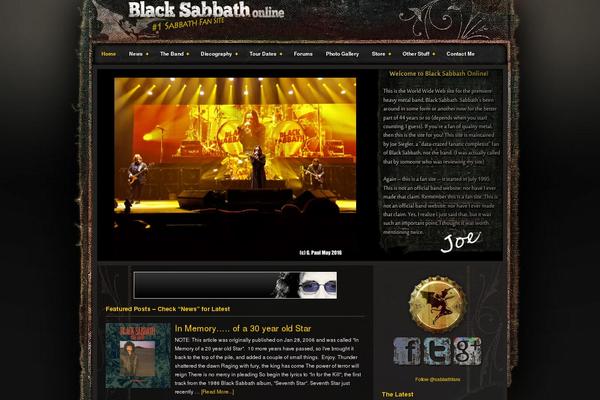 black-sabbath.com site used Amped Child