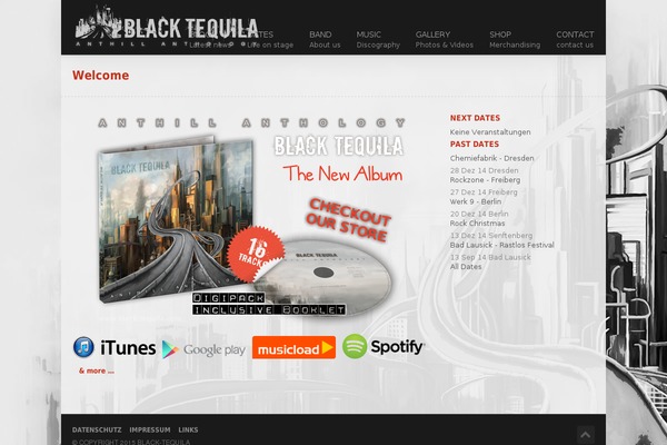 black-tequila.com site used Flexframework