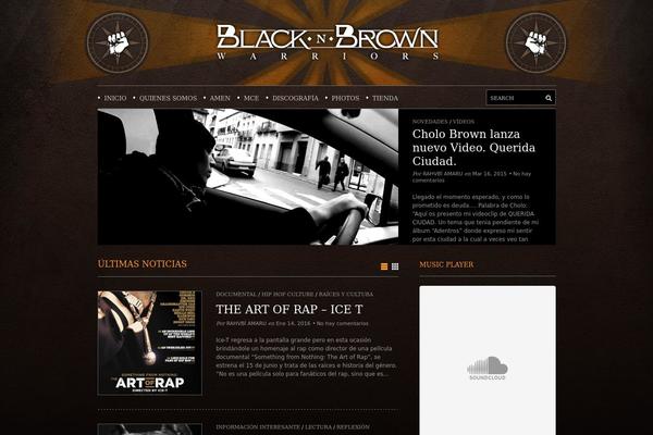 blackandbrown.es site used Sight