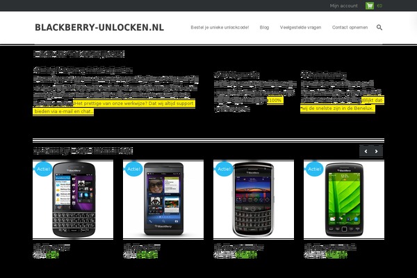 blackberry-unlocken.nl site used Shopster