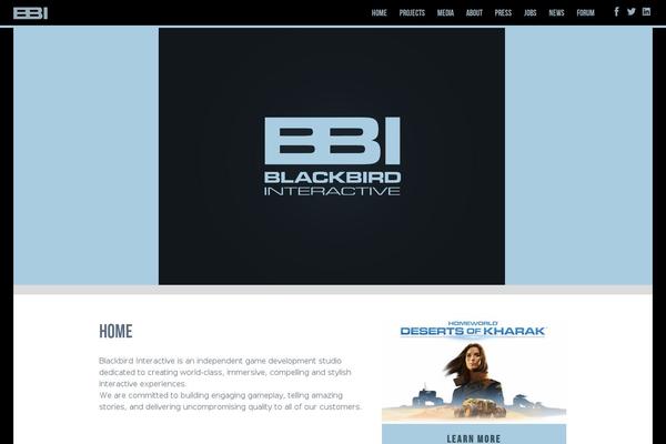 blackbirdinteractive.com site used Iyee-speed-demon