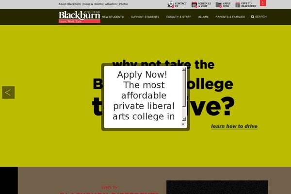 blackburn.edu site used Upup-baseline-theme